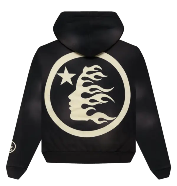 Smoke Black Uniform Hoodie - Back