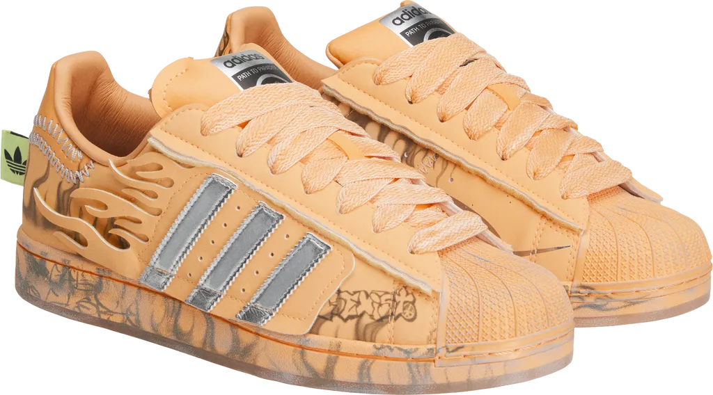 Hellstar x Adidas Superstars ll ‘Hazy Orange’