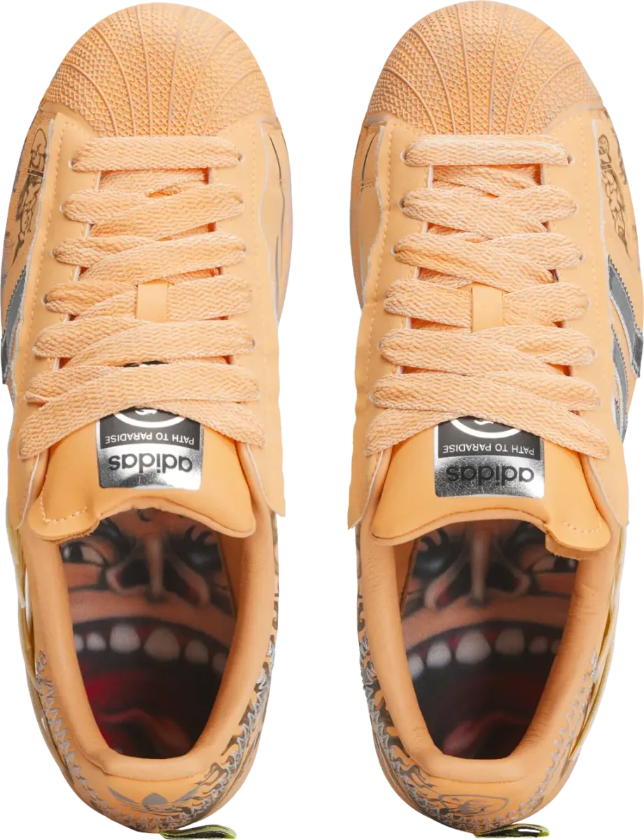 Hellstar x Adidas Superstars ll ‘Hazy Orange’