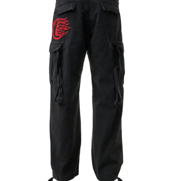 Canvas Cargo Pants - Back