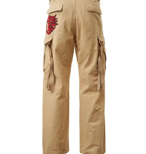 Canvas Cargo Pants - Back