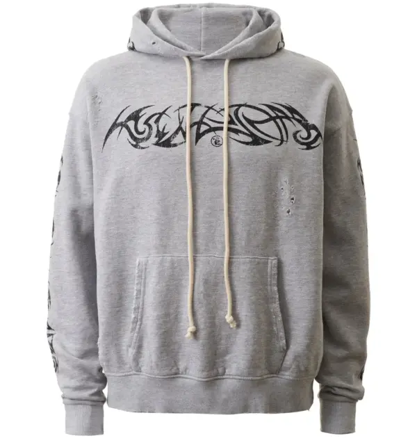 Tribal Flame Logo Hoodie