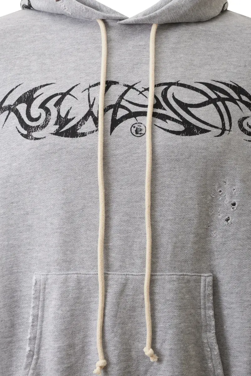 Tribal Flame Logo Hoodie