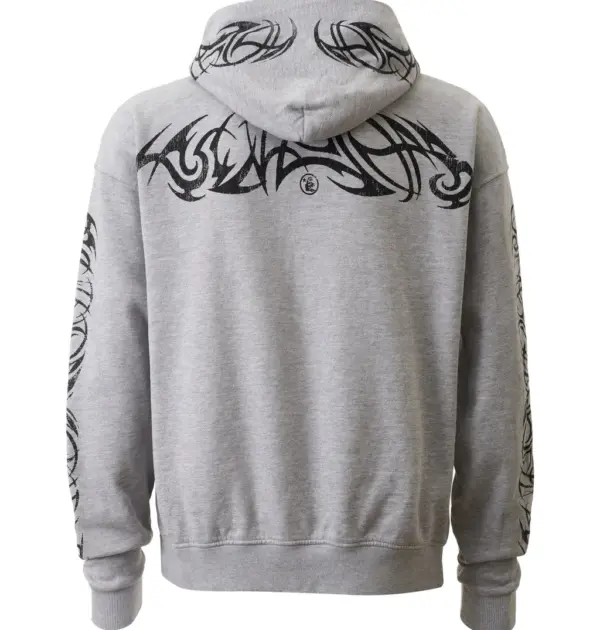 Tribal Flame Logo Hoodie - Back