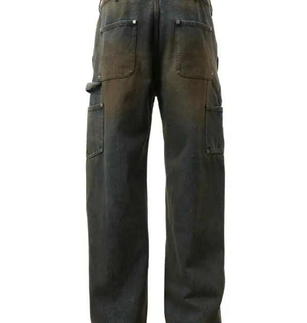 Dirty Wash Carpenter Jeans - Back