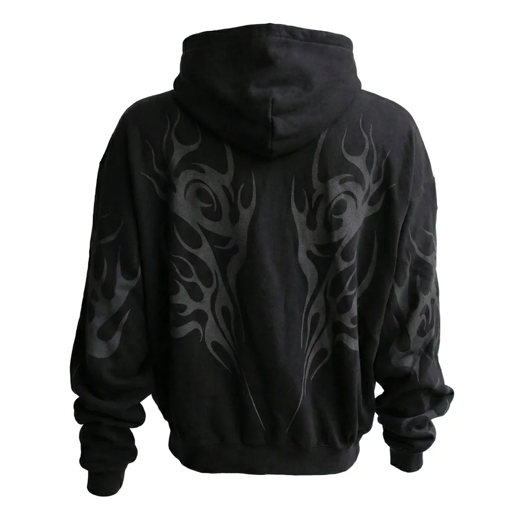 Tribal Flame Zip-Up