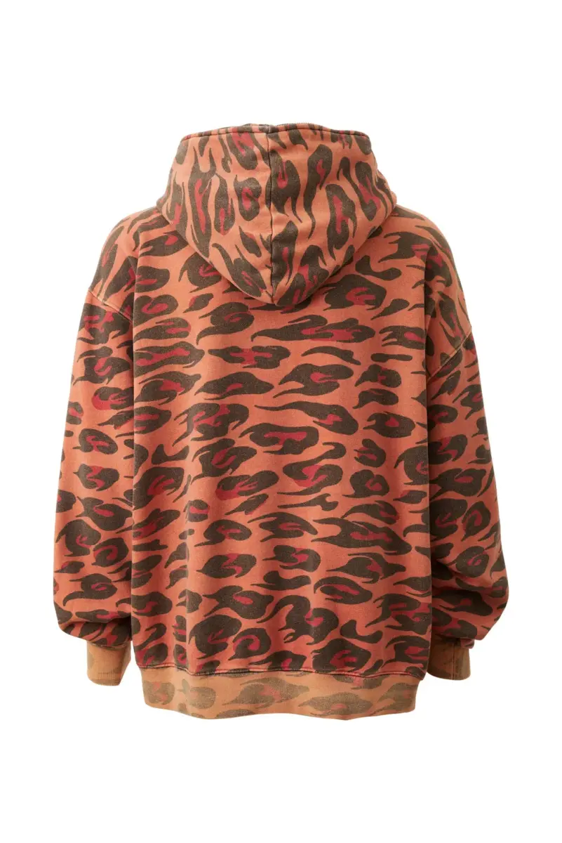 Sunfaded Cheetah Zip-Up