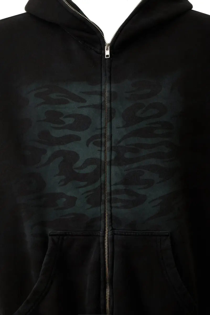 Overdye Cheetah Zip-Up