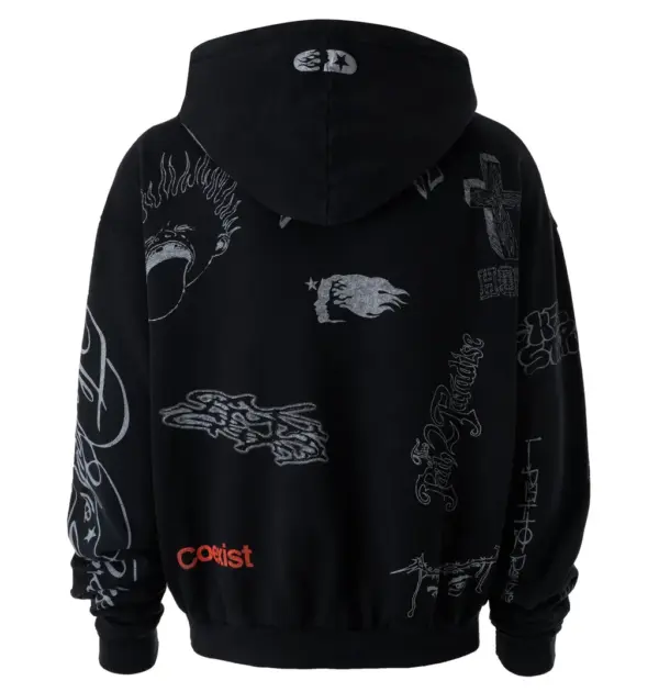 Graffiti Zip-Up - Back