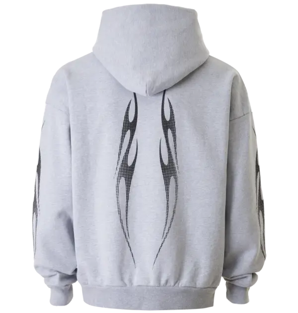 Gradient Flame Hoodie - Back