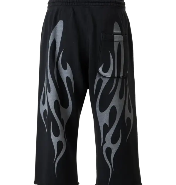 Tribal Flame 3/4 Short - Back