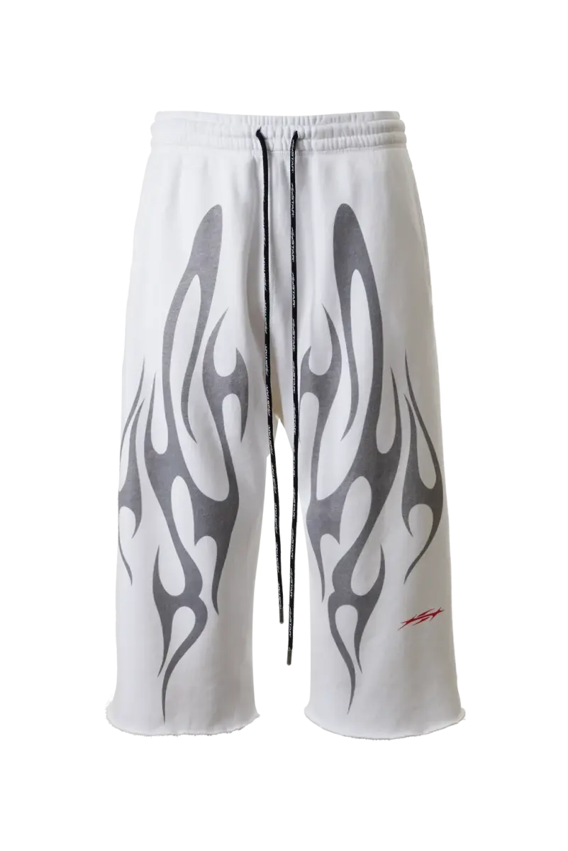 Tribal Flame 3/4 Shorts