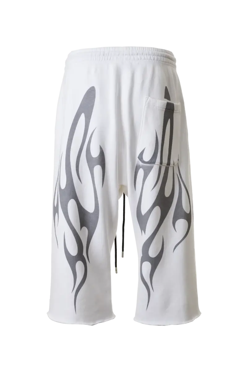 Tribal Flame 3/4 Shorts