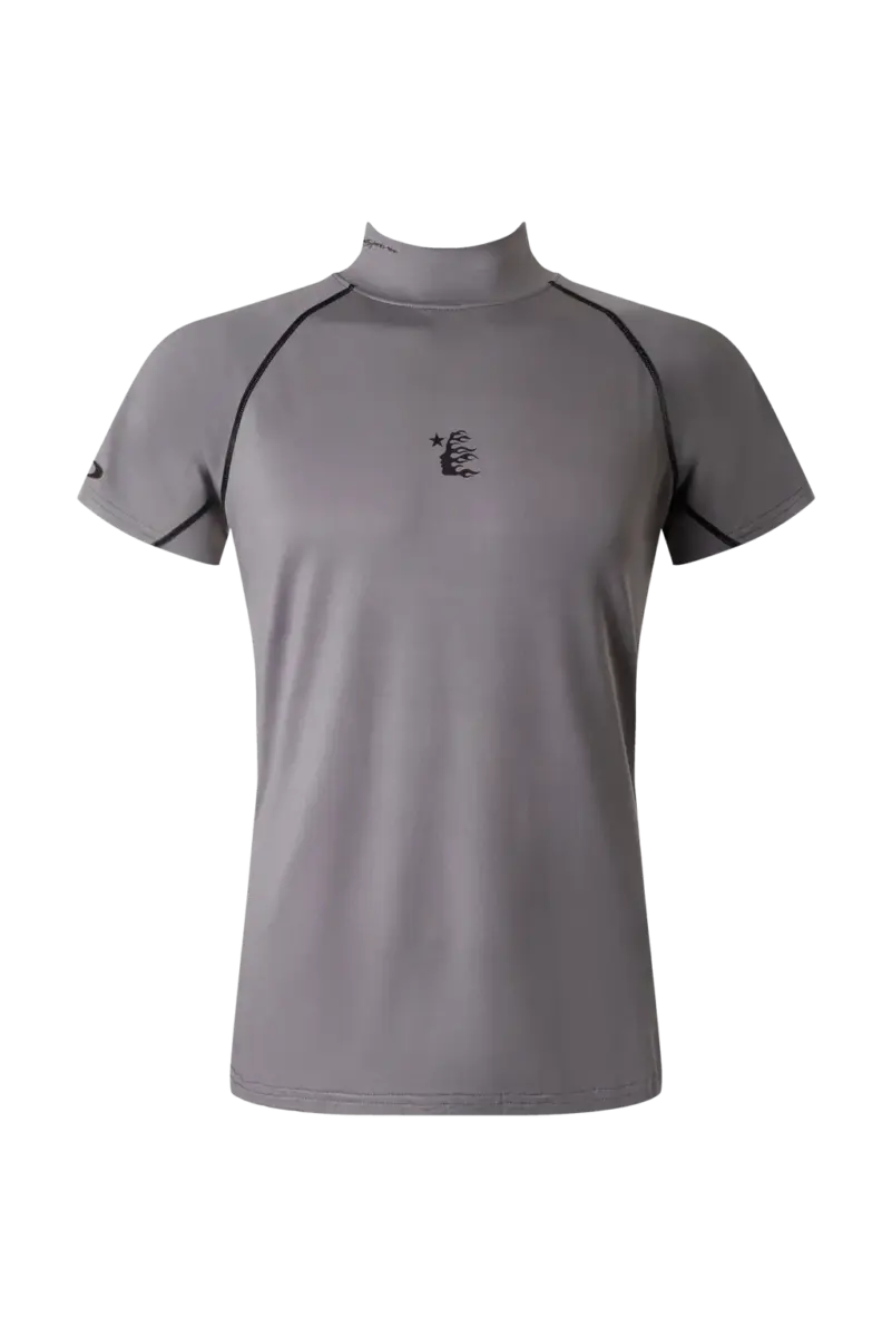 Mockneck Compression T-Shirt