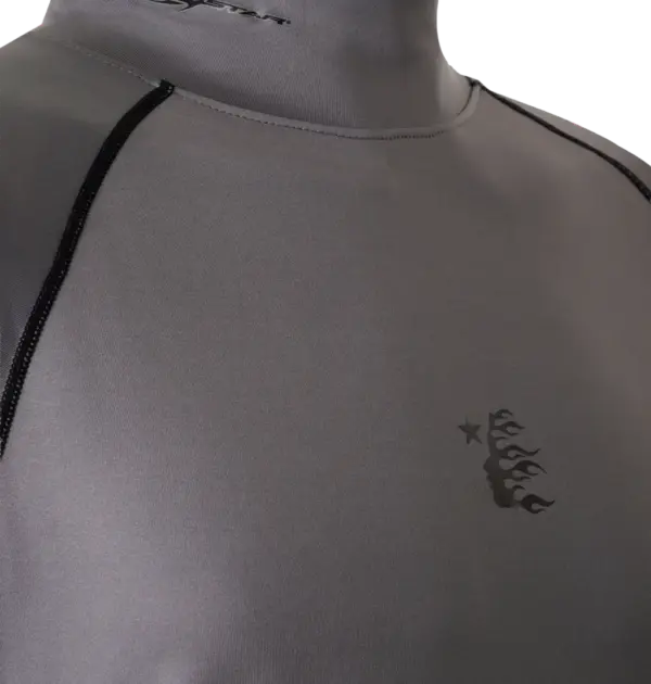 Mockneck Compression T-Shirt - Back