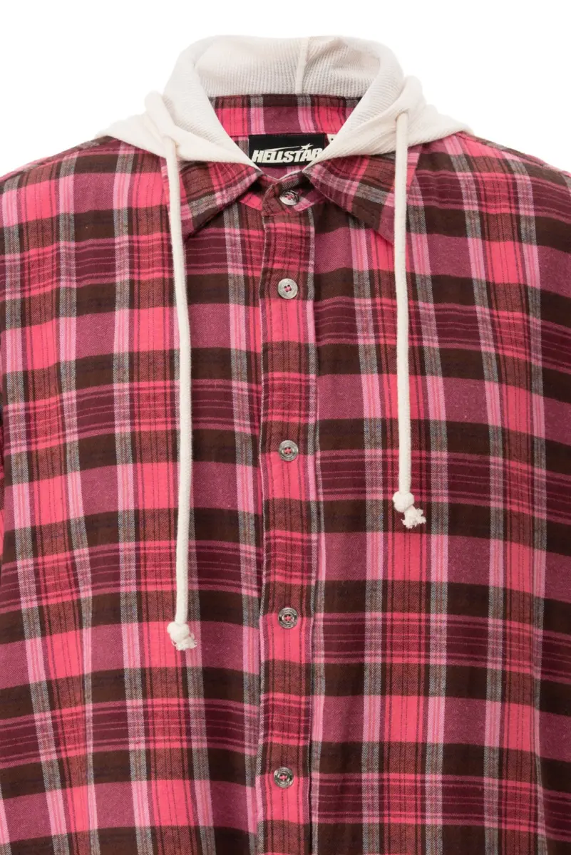 Plaid Button-up w/ Hood