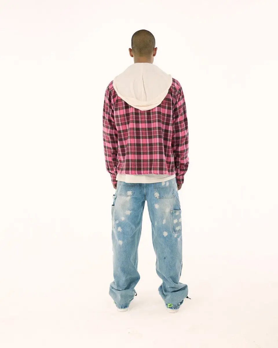 Plaid Button-up w/ Hood