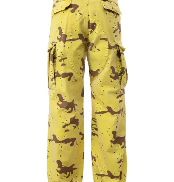 Yellow Fatigue Pants - Back