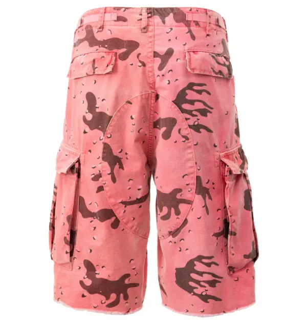 Pink Camo Shorts - Back