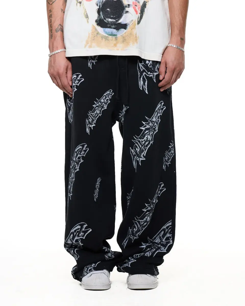 Graffiti Sweats (Black)