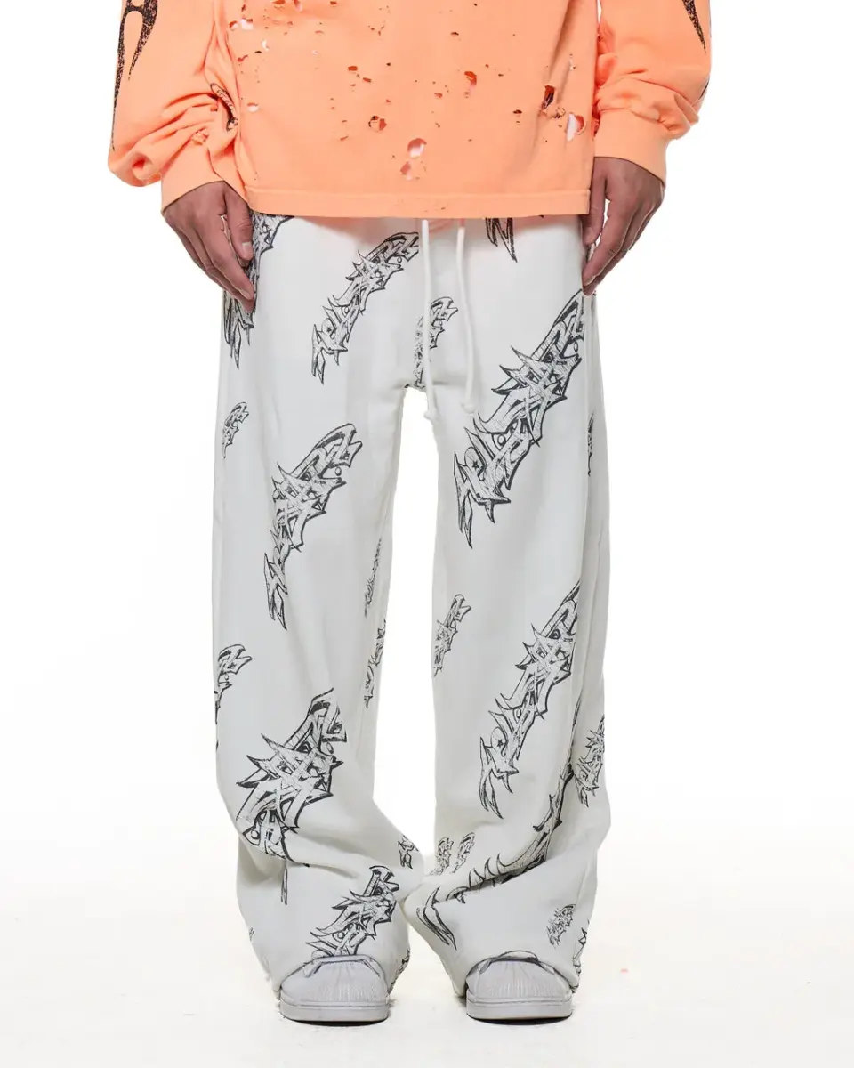 Graffiti Sweats (White)