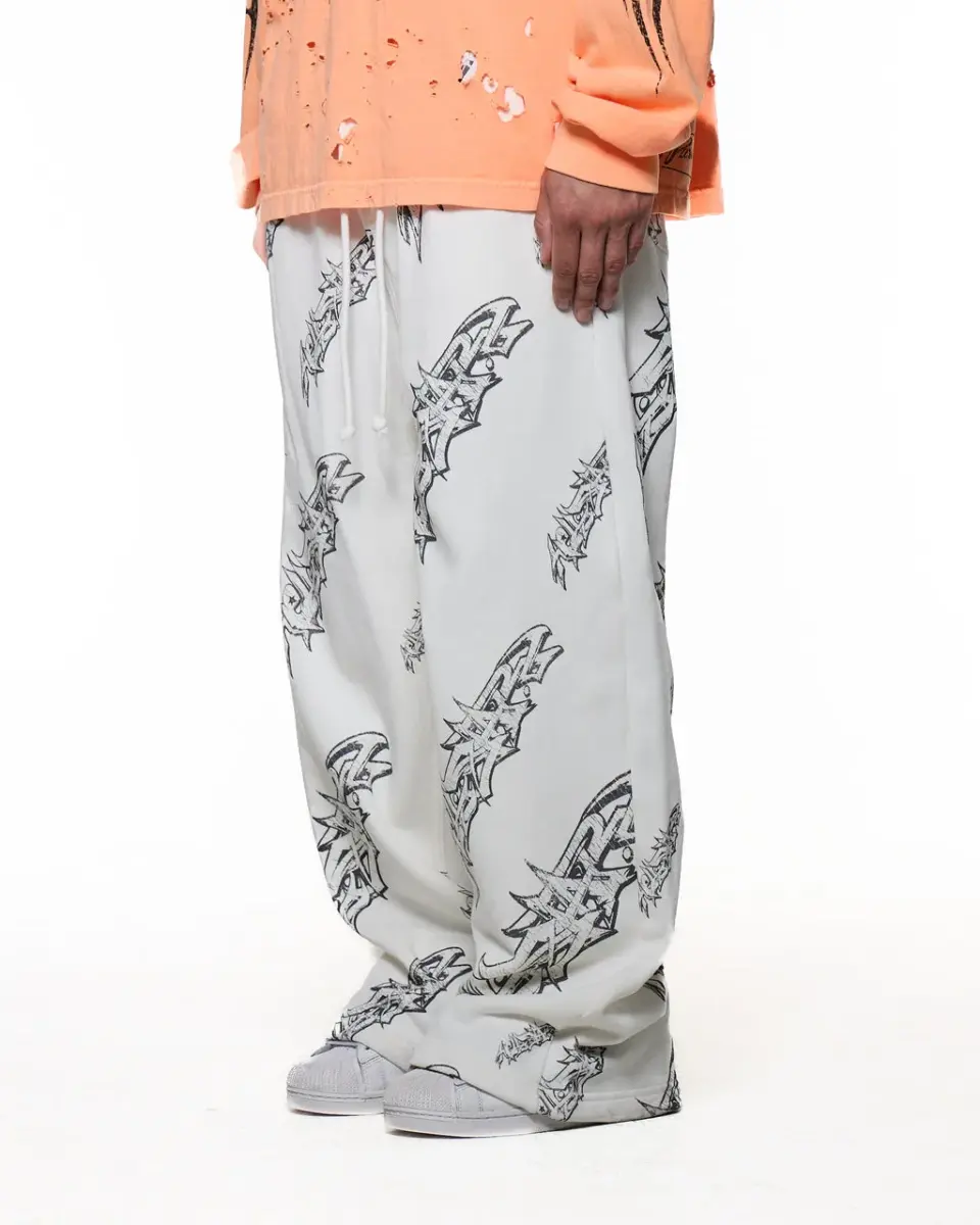 Graffiti Sweats (White)