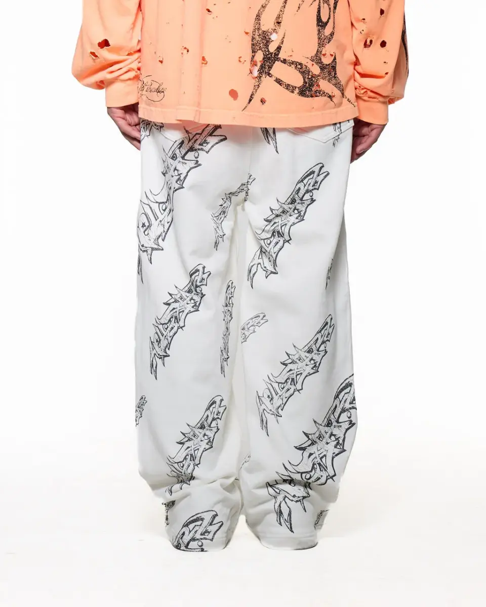 Graffiti Sweats (White)