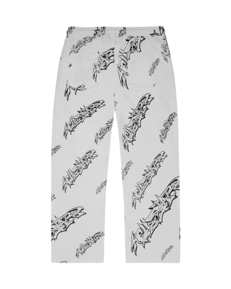 Graffiti Sweats (White)