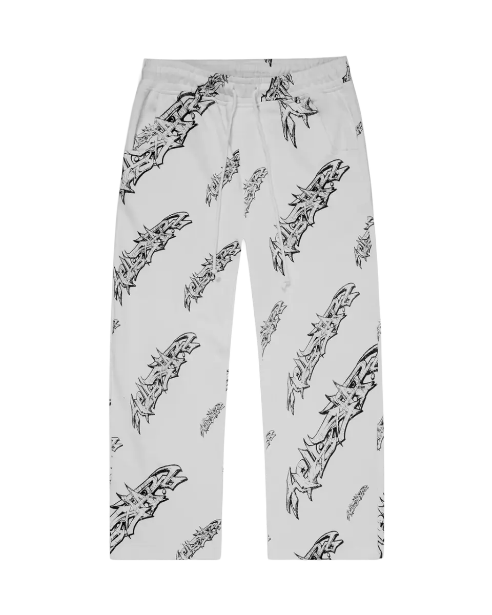 Graffiti Sweats (White)