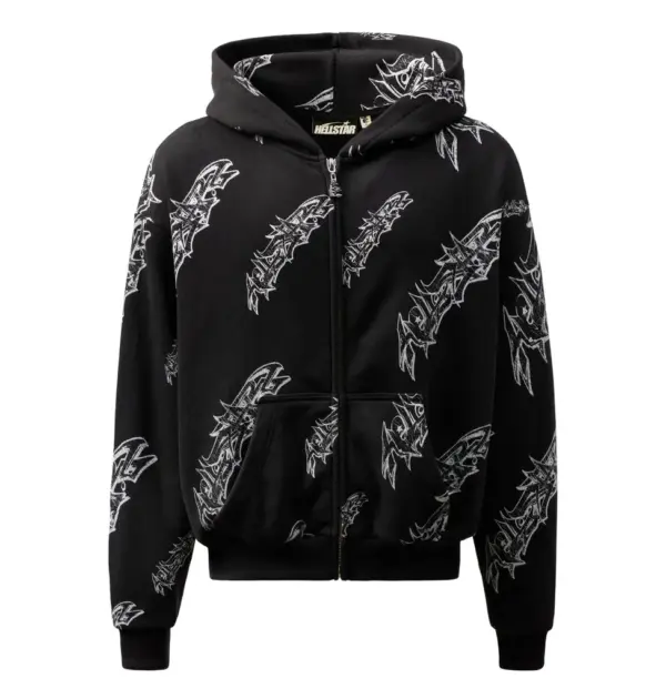 Graffiti Zip-Up (Black)