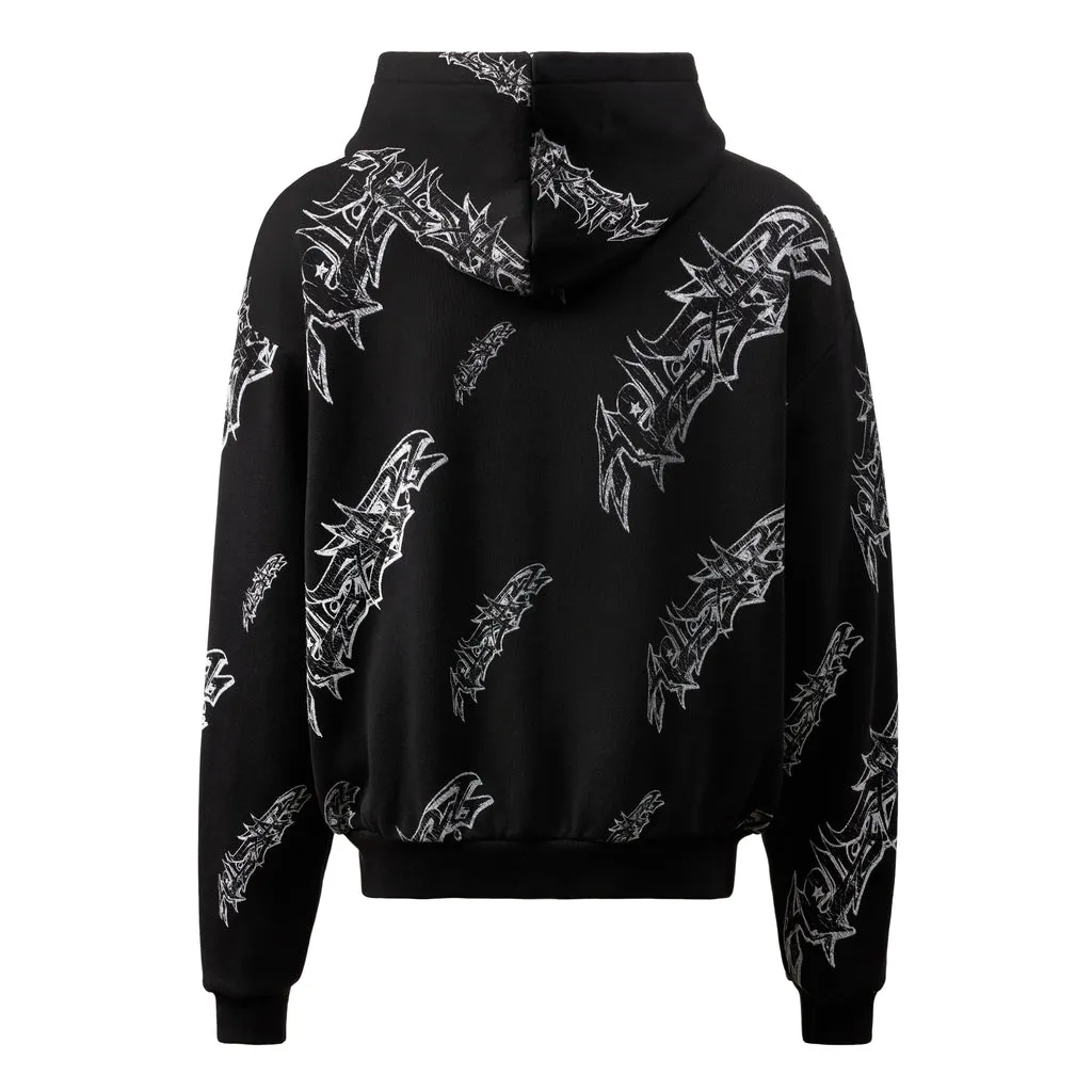 Graffiti Zip-Up (Black)